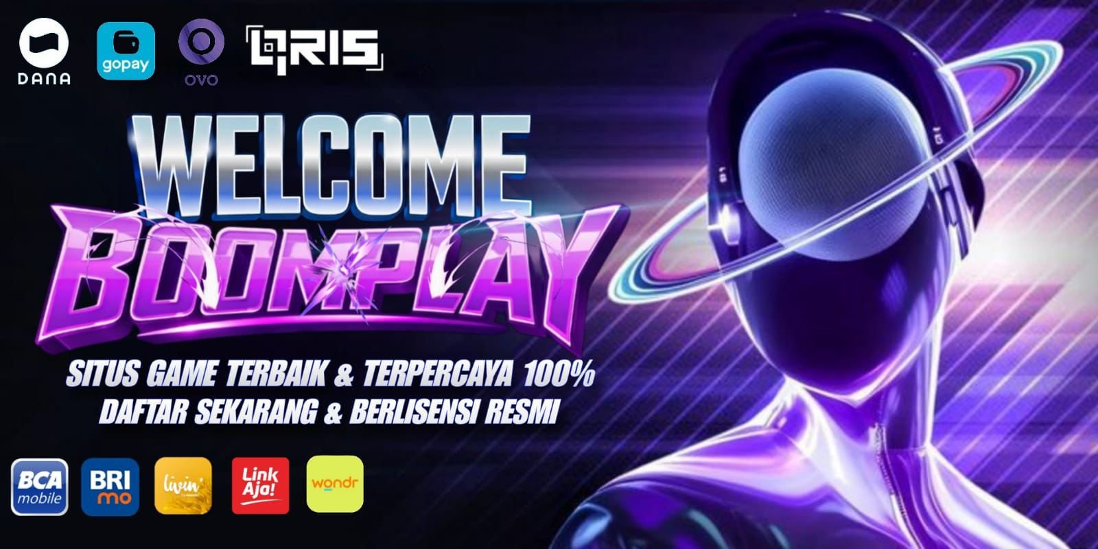 WELCOME BOOMPLAY 100% RESMI